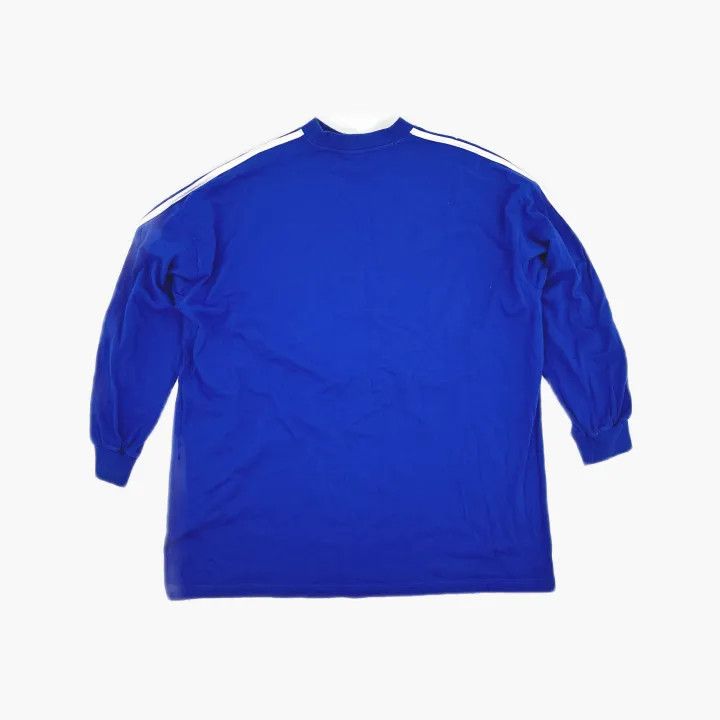 Balenciaga Balenciaga x adidas Originals Blue Long Sleeve Tee Size US M / EU 48-50 / 2 - 3 Thumbnail