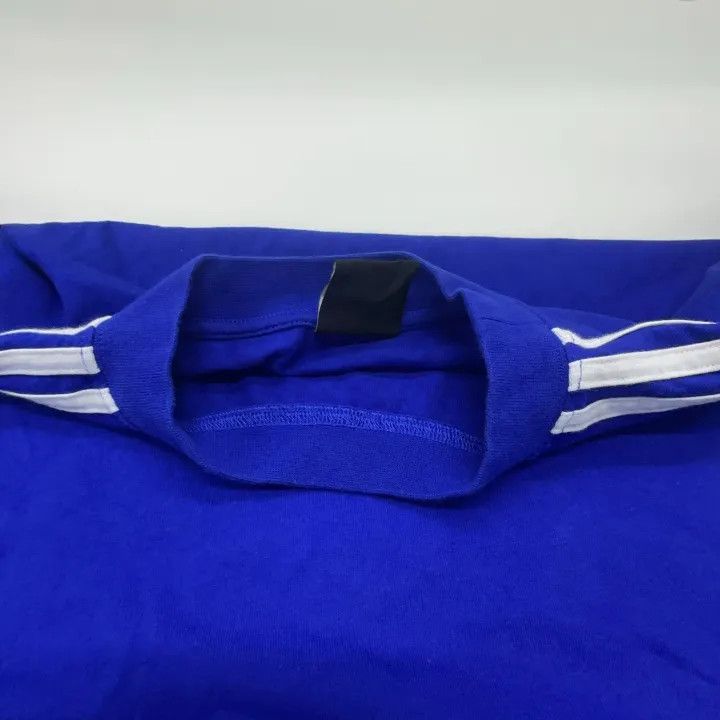 Balenciaga Balenciaga x adidas Originals Blue Long Sleeve Tee Size US M / EU 48-50 / 2 - 7 Thumbnail