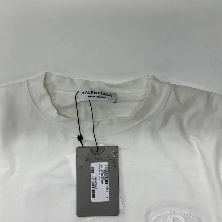 Balenciaga Balenciaga Logo Short Sleeve T-Shirt for Men Size US M / EU 48-50 / 2 - 7 Thumbnail