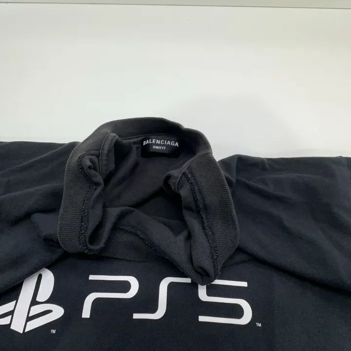 Balenciaga Balenciaga x PlayStation Black Graphic T-Shirt Size US M / EU 48-50 / 2 - 7 Thumbnail