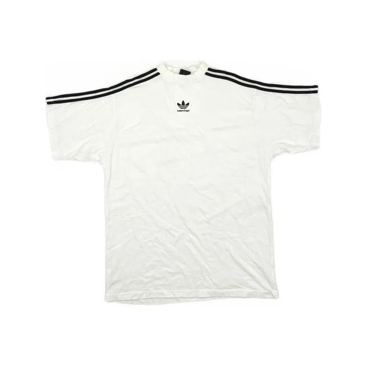 Balenciaga Balenciaga x Adidas Logo Print Short Sleeve T-Shirt Size US M / EU 48-50 / 2 - 2 Thumbnail