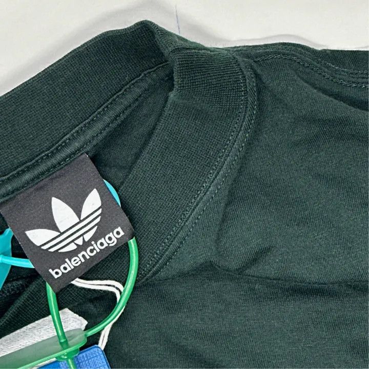 Balenciaga Balenciaga x adidas Originals Embroidered T-Shirt Size US L / EU 52-54 / 3 - 5 Thumbnail