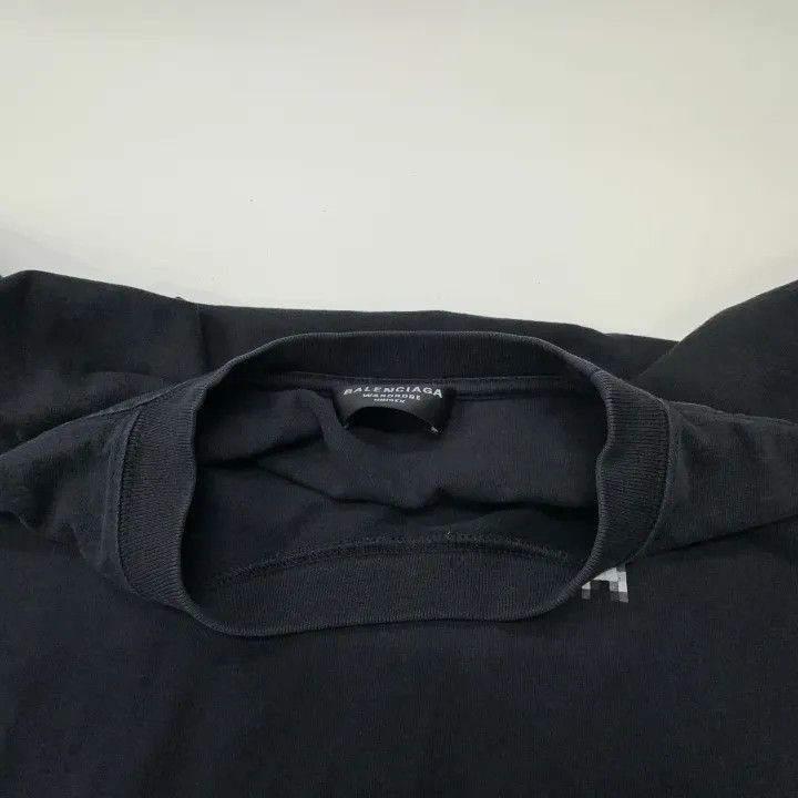 Balenciaga Balenciaga Black Mosaic Logo Short Sleeve T-Shirt Size US S / EU 44-46 / 1 - 13 Thumbnail