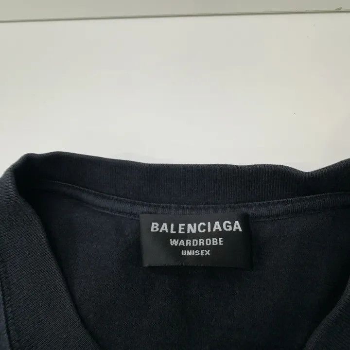 Balenciaga Balenciaga Black Mosaic Logo Short Sleeve T-Shirt Size US S / EU 44-46 / 1 - 4 Thumbnail