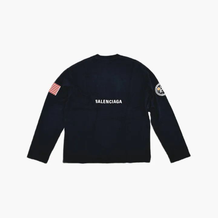 Balenciaga Balenciaga NASA Graphic Long Sleeve T-Shirt Size US S / EU 44-46 / 1 - 3 Thumbnail