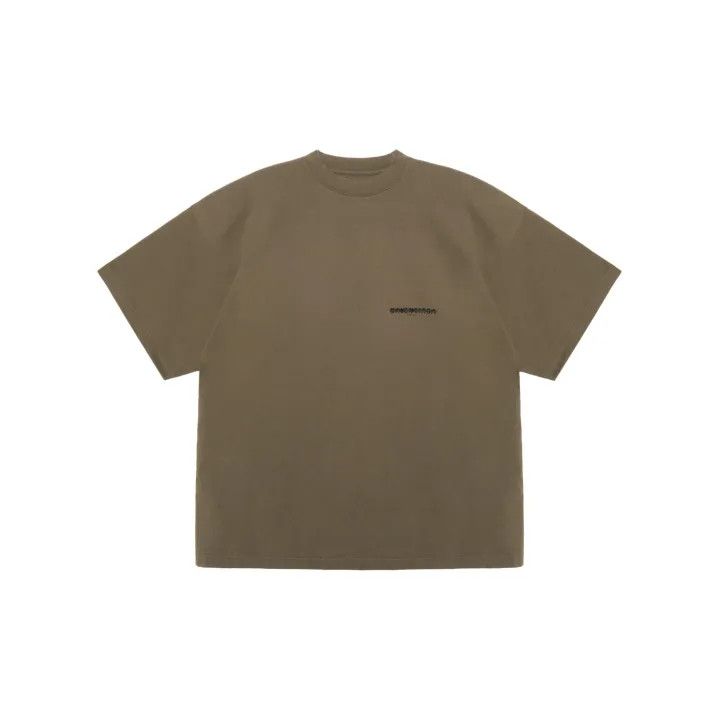 Balenciaga Balenciaga Logo T-Shirt in Military Green Size US M / EU 48-50 / 2 - 2 Thumbnail