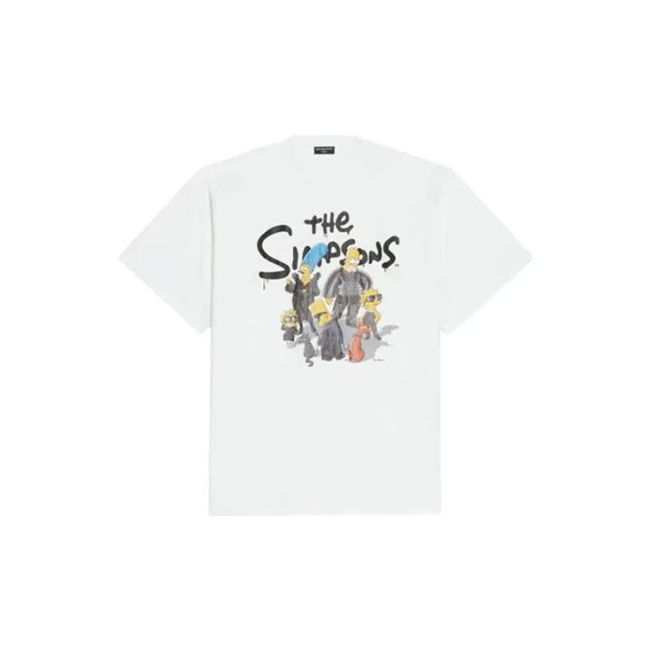 Balenciaga Balenciaga FW21 Printed Short Sleeve T-Shirt Size US M / EU 48-50 / 2 - 2 Thumbnail