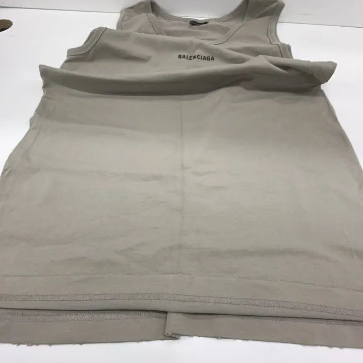 Balenciaga Balenciaga Logo Print Sleeveless Tank Top Size US S / EU 44-46 / 1 - 7 Thumbnail