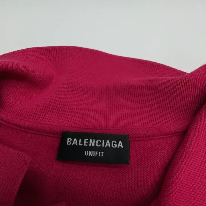 Balenciaga Balenciaga SS21 Patchwork Long Sleeve Polo Shirt Size US XS / EU 42 / 0 - 5 Thumbnail