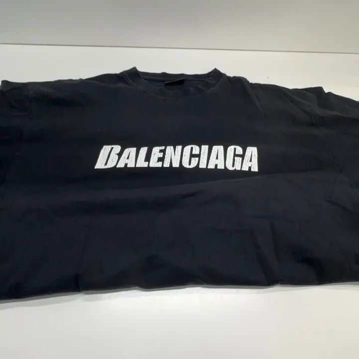 Balenciaga Balenciaga FW22 Logo Oversized T-Shirt Size US XS / EU 42 / 0 - 10 Thumbnail