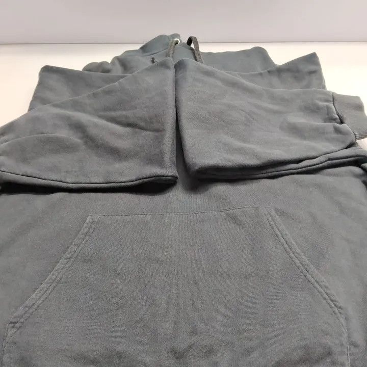 Balenciaga Balenciaga Logo Pullover Hoodie in Navy Blue Size US L / EU 52-54 / 3 - 12 Thumbnail