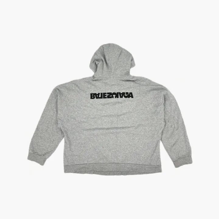 Balenciaga Balenciaga Logo Hoodie for Men in Gray Size US M / EU 48-50 / 2 - 3 Thumbnail