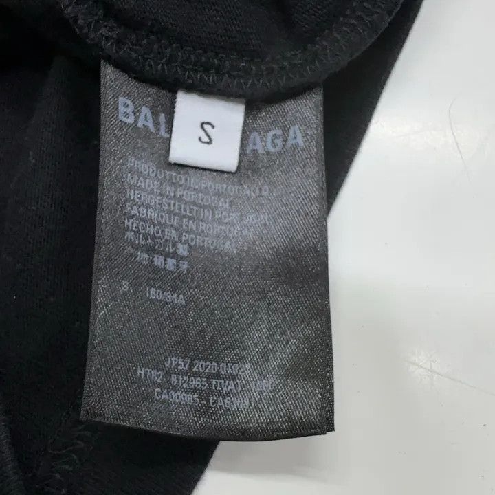 Balenciaga Balenciaga Black Short Sleeve Graphic T-Shirt Size US S / EU 44-46 / 1 - 5 Thumbnail
