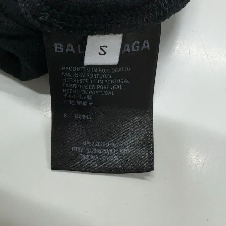 Balenciaga Balenciaga Black Short Sleeve Graphic T-Shirt Size US S / EU 44-46 / 1 - 6 Thumbnail