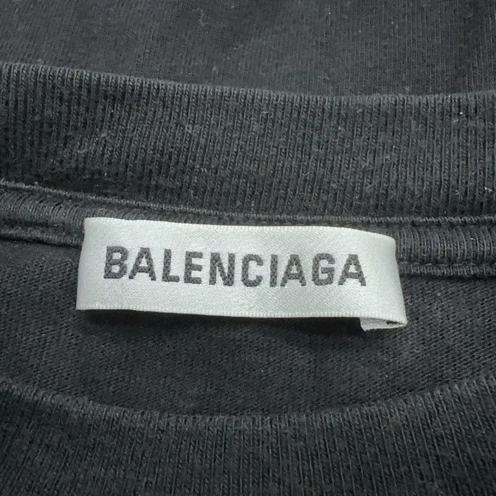Balenciaga Balenciaga Black Short Sleeve Graphic T-Shirt Size US S / EU 44-46 / 1 - 4 Thumbnail