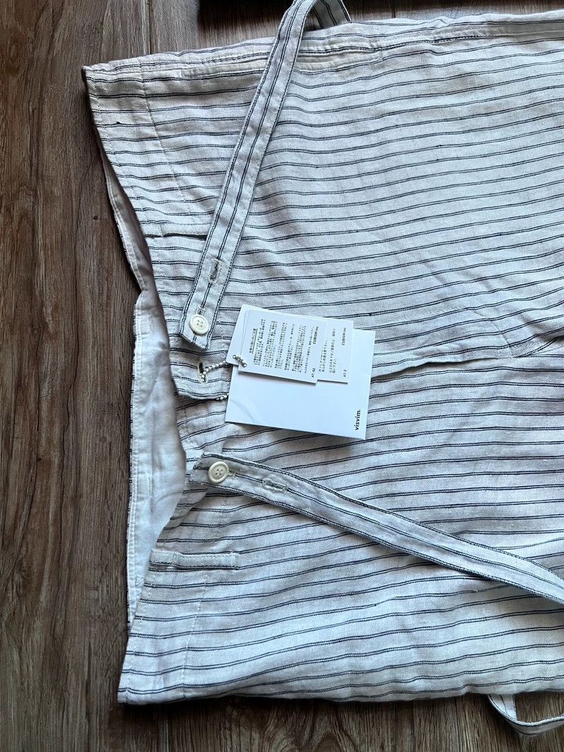 Visvim visvim jumbo pastoral dungarees in ivory-dmc Size US 26 / EU 42 - 4 Thumbnail