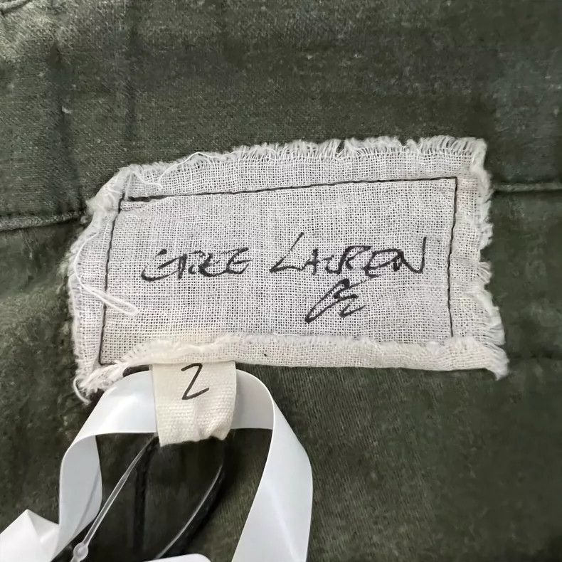 Greg Lauren greg lauren green casual pants with drawstring-dmc Size US 26 / EU 42 - 3 Thumbnail