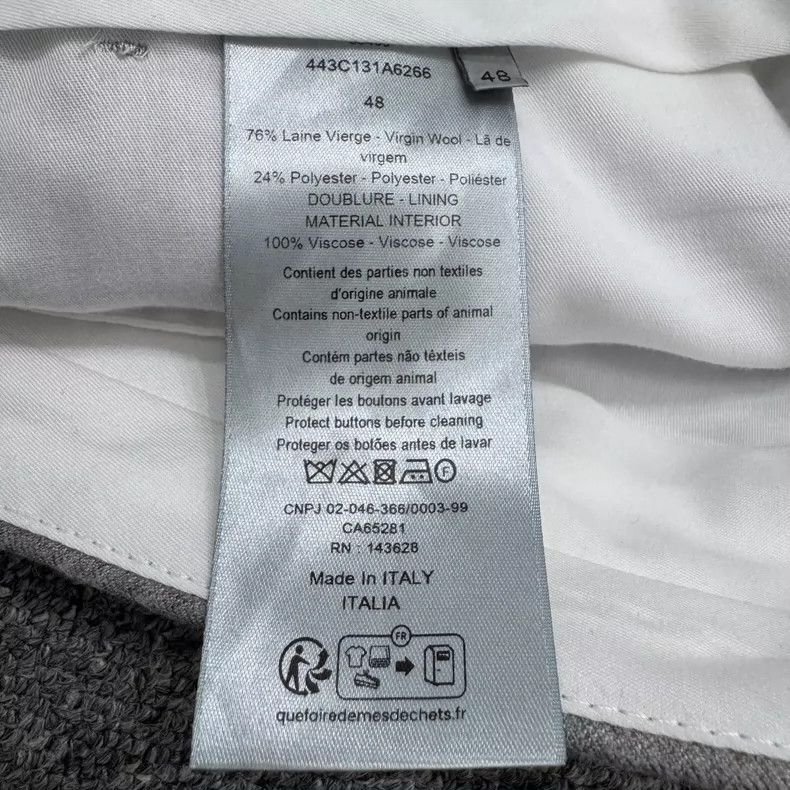 Dior Dior Wool Wide Leg Trousers Size 48-dmc Size US 31 - 4 Thumbnail