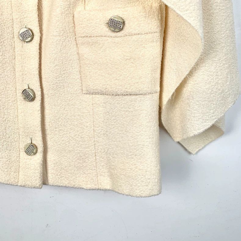 Chanel beige dual C logo wool cape coat-dmc Size US XS / EU 42 / 0 - 4 Thumbnail