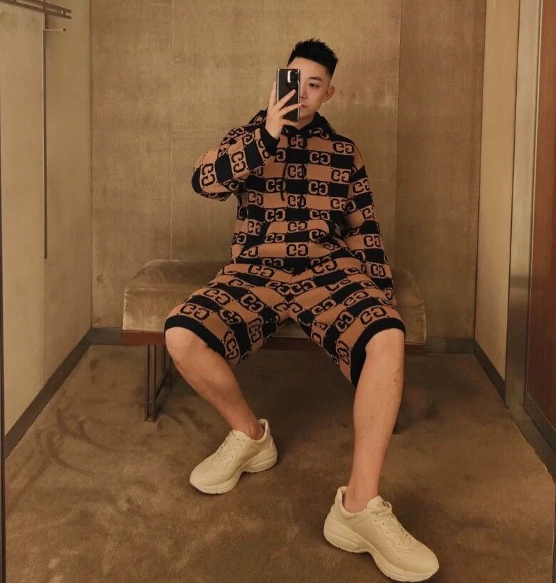 Gucci gucci logo-patterned knitted casual shorts-dmc Size US 32 / EU 48 - 8 Thumbnail
