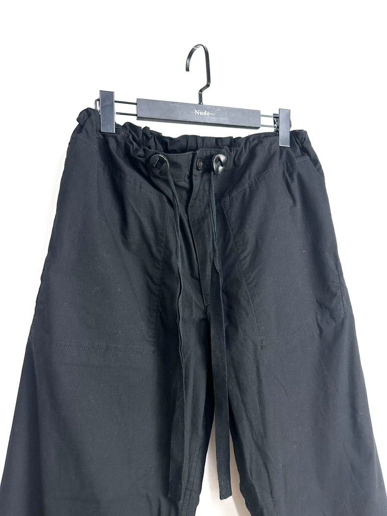 Takahiromiyashita The Soloist. black wide-leg cargo pants with pockets-dmc Size US 31 - 2 Thumbnail