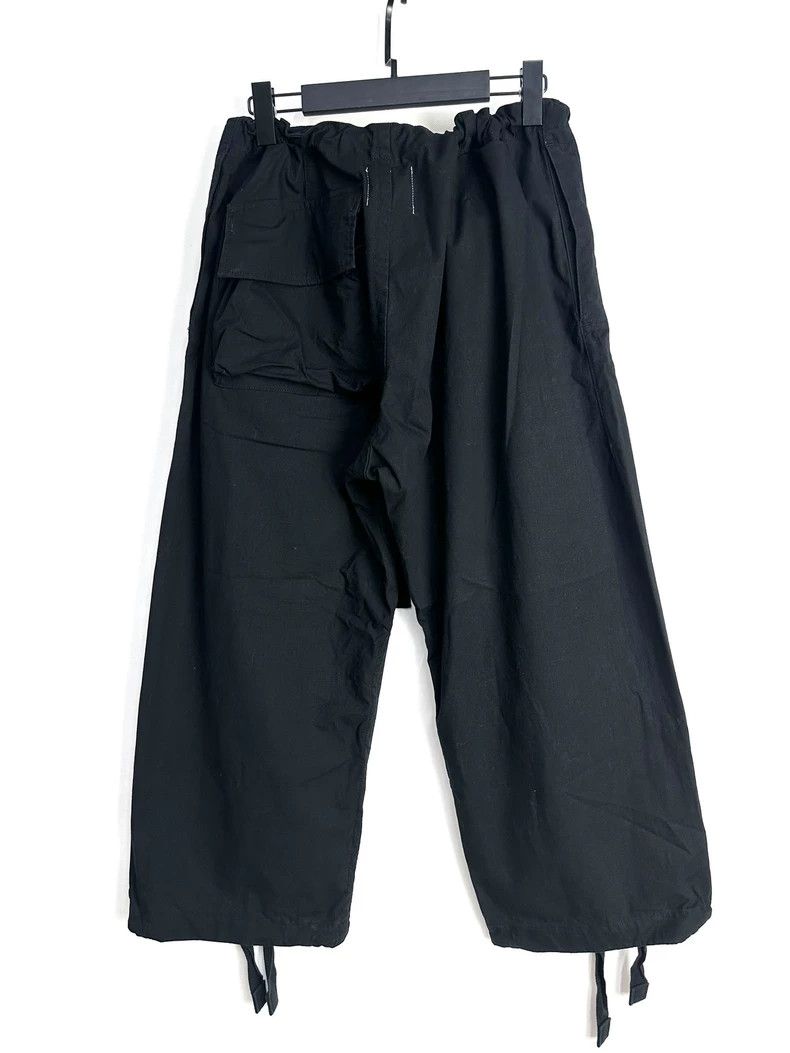 Takahiromiyashita The Soloist. black wide-leg cargo pants with pockets-dmc Size US 31 - 5 Thumbnail