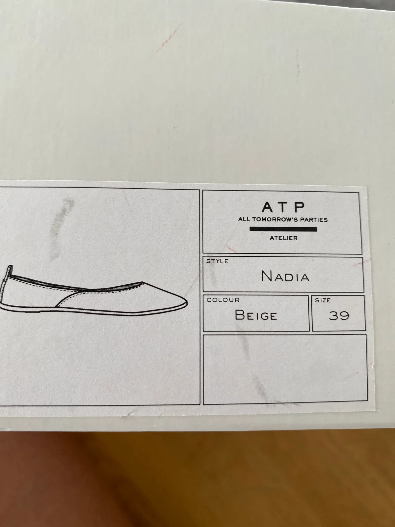 ATP Atelier ATP Atelier Nadia Ballet Flats Size US 9 / IT 39 - 2 Thumbnail