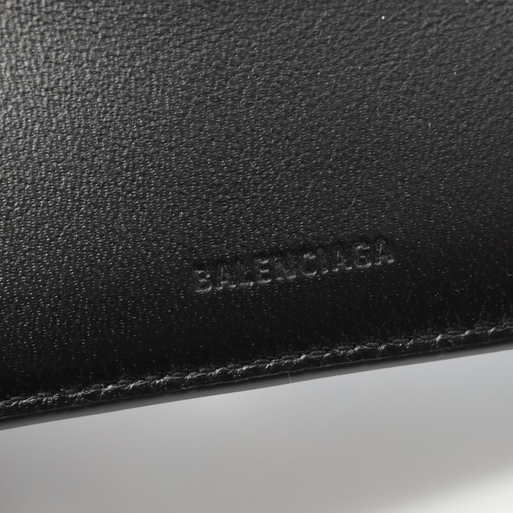 Balenciaga Balenciaga Balenciaga CASH SQUARE COIN WALLET Leather Wallet Leather Short Wallet 5943152ABKU1000 Size ONE SIZE - 4 Thumbnail