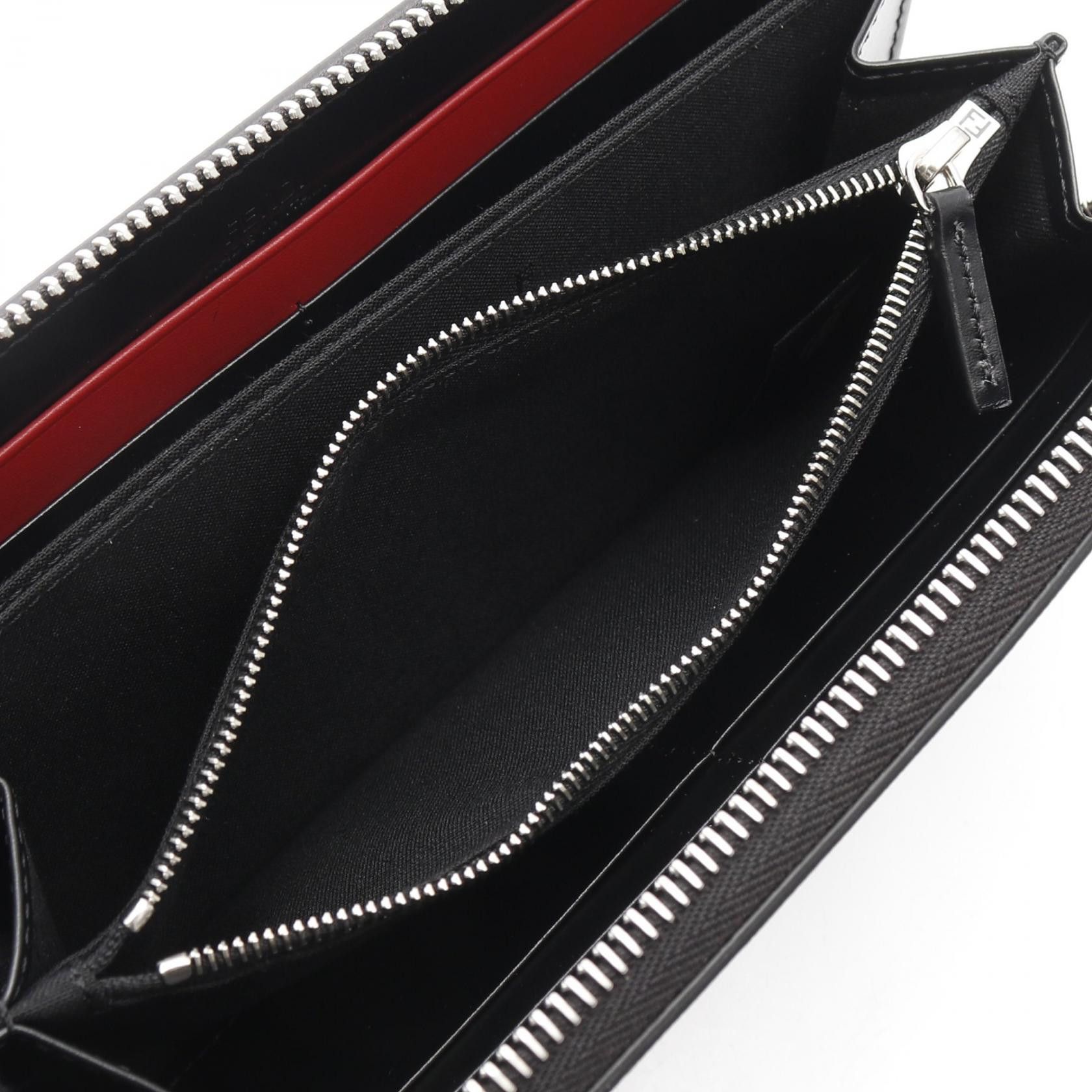 Fendi Fendi Fendi Shadow Zucca Leather Long Wallet Leather Long Wallet 7M0210AJF4F19KP Size ONE SIZE - 5 Thumbnail