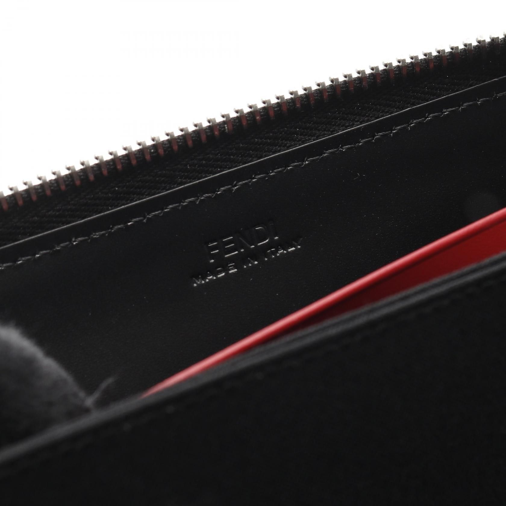 Fendi Fendi Fendi Shadow Zucca Leather Long Wallet Leather Long Wallet 7M0210AJF4F19KP Size ONE SIZE - 4 Thumbnail