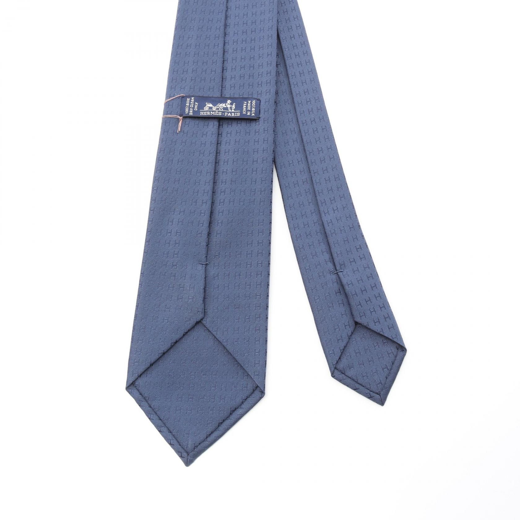 Hermes Hermes Hermes H Pattern Silk Tie Others Necktie DUTY FREE for USA Size ONE SIZE - 3 Thumbnail