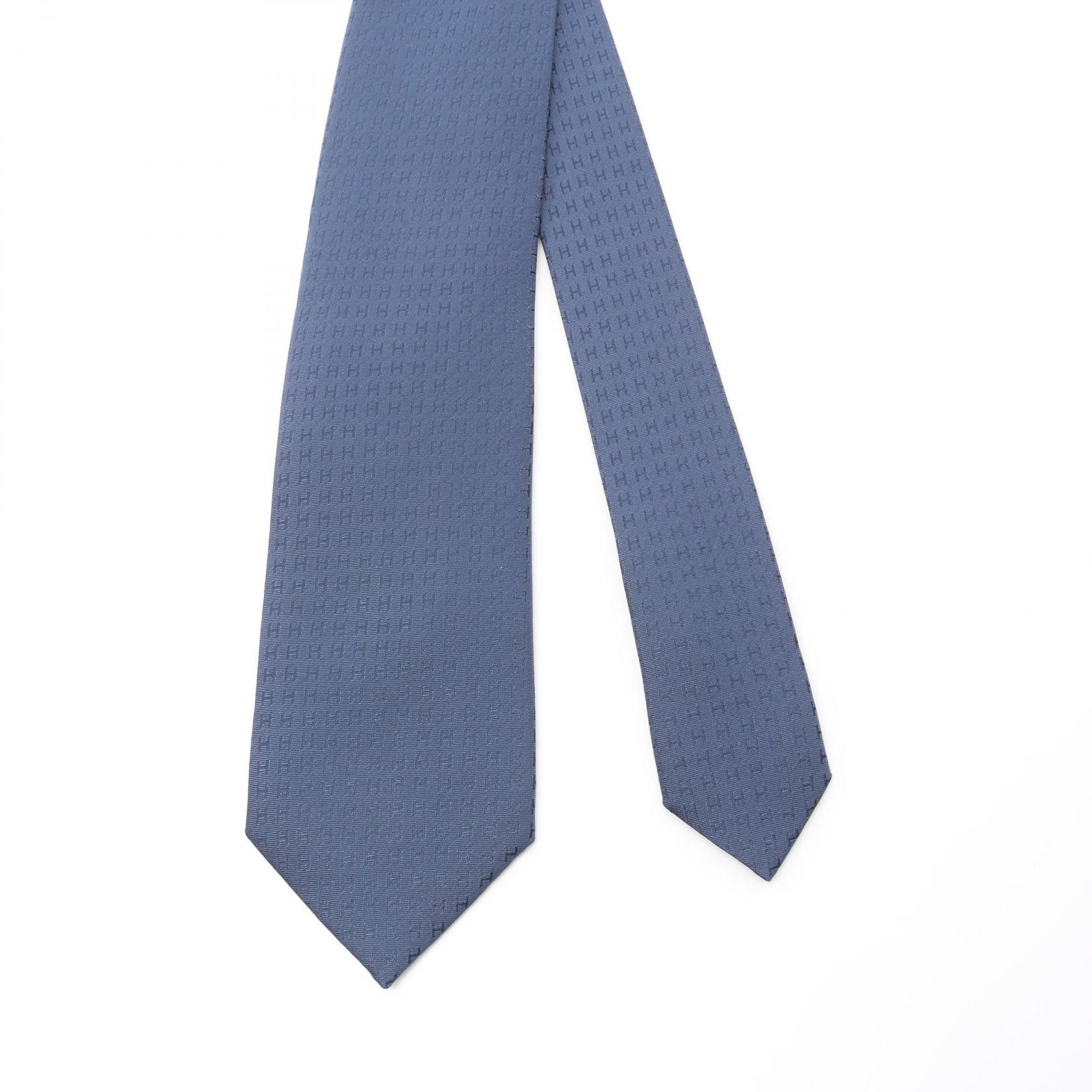 Hermes Hermes Hermes H Pattern Silk Tie Others Necktie DUTY FREE for USA Size ONE SIZE - 2 Thumbnail