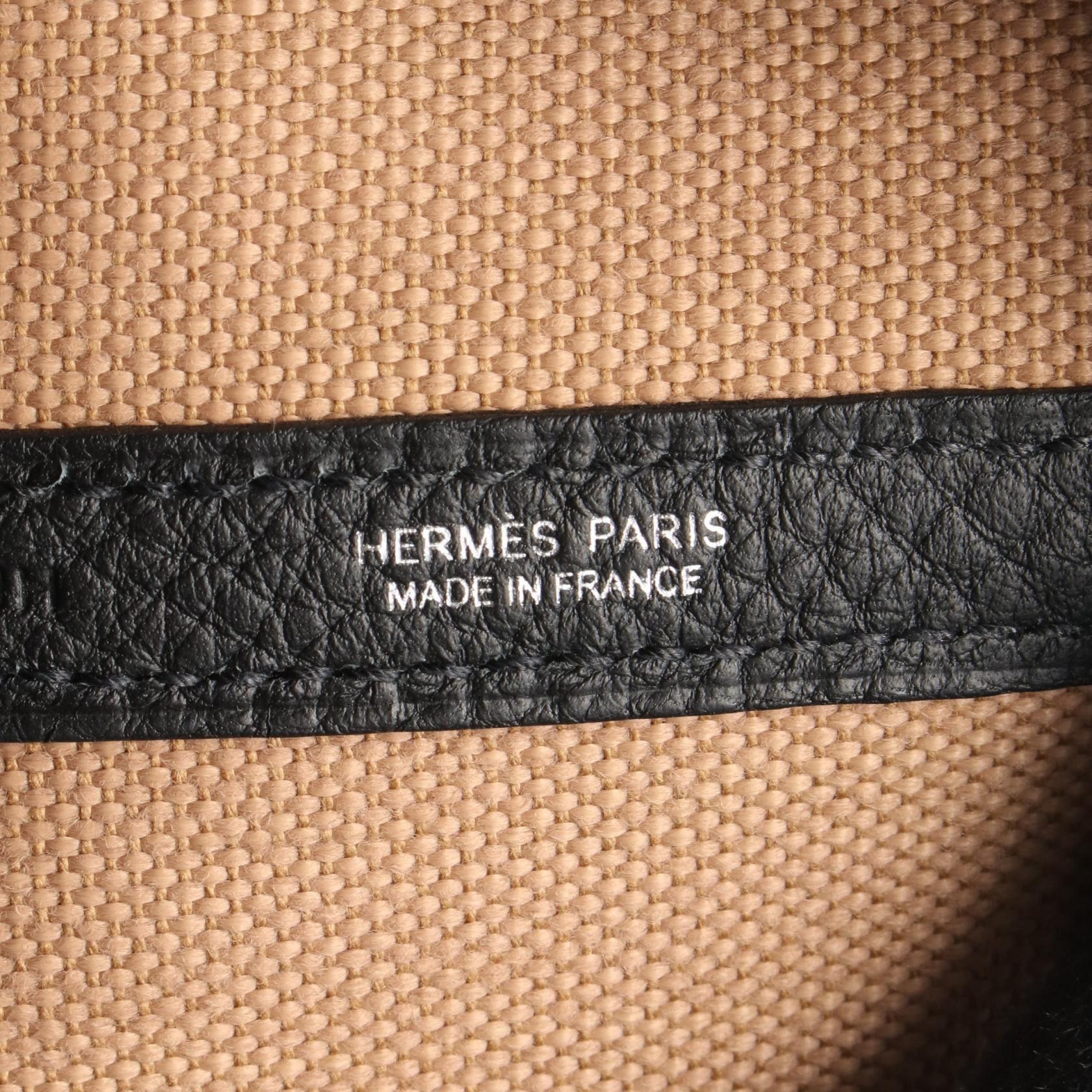 Hermes Hermes Hermes Garden Party PM Toilémilitaire Negonda Tote Bag Canvas Tote Bag Stamp W (2024) Size ONE SIZE - 4 Thumbnail