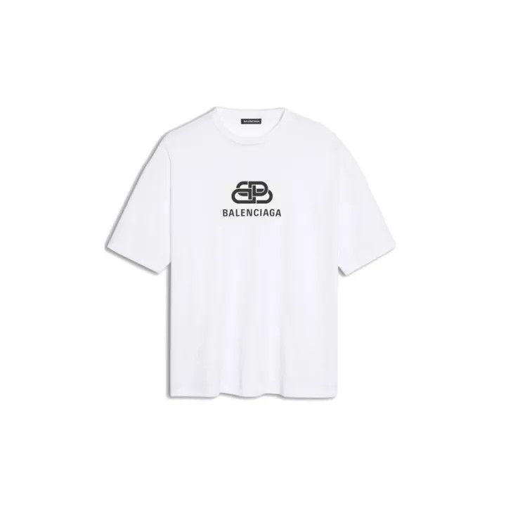 Balenciaga Balenciaga White T-Shirt with BB Logo Size US XS / EU 42 / 0 - 2 Thumbnail