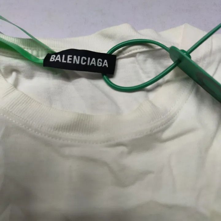 Balenciaga Balenciaga White T-Shirt with BB Logo Size US XS / EU 42 / 0 - 3 Thumbnail