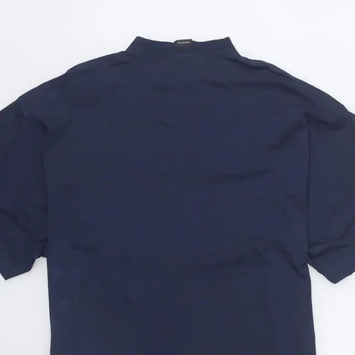 Balenciaga Balenciaga Blue Logo T-Shirt Size US S / EU 44-46 / 1 - 9 Thumbnail
