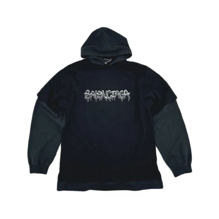 Balenciaga Balenciaga SS22 Slim Series Hooded T-Shirt Size US M / EU 48-50 / 2 - 2 Thumbnail