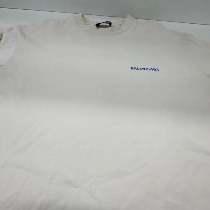 Balenciaga Balenciaga Logo Print Crew Neck Short Sleeve T-Shirt Size US S / EU 44-46 / 1 - 7 Thumbnail