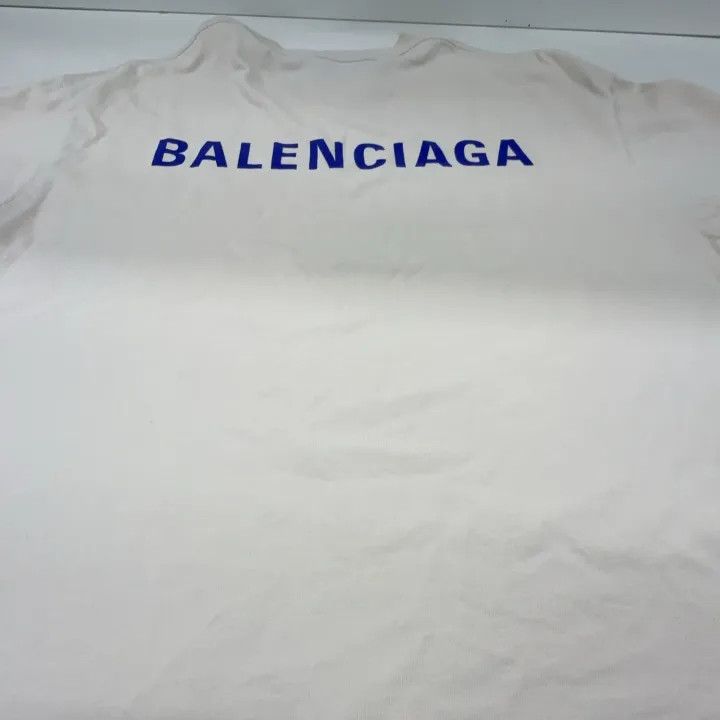 Balenciaga Balenciaga Logo Print Crew Neck Short Sleeve T-Shirt Size US S / EU 44-46 / 1 - 10 Thumbnail