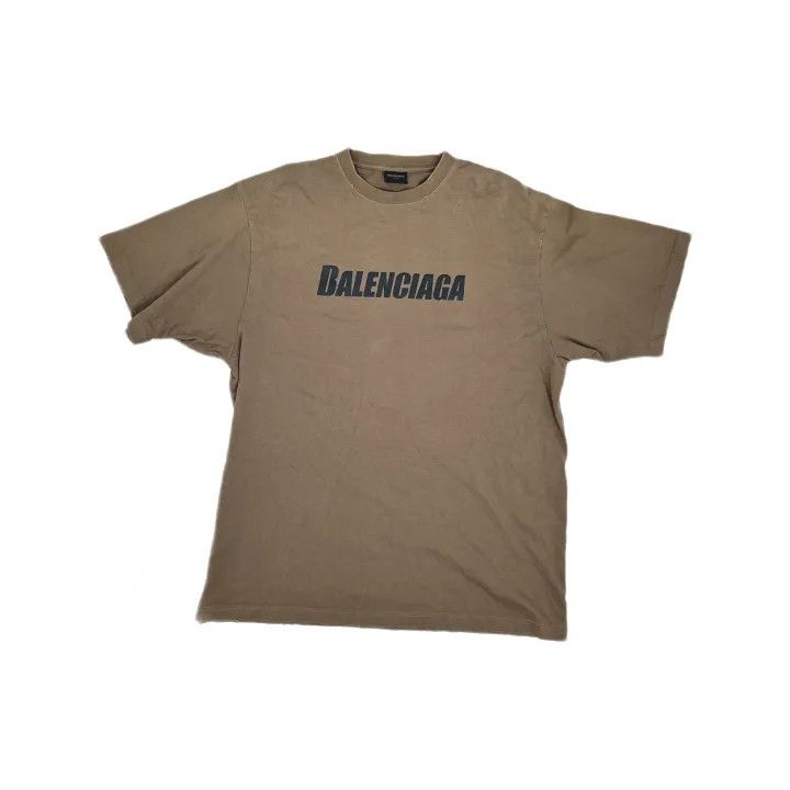 Balenciaga Balenciaga SS23 Distressed Logo Graphic T-shirt Size US XS / EU 42 / 0 - 2 Thumbnail