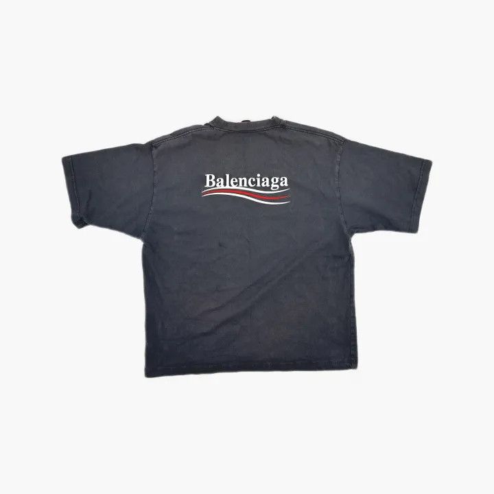 Balenciaga Balenciaga Men's Short Sleeve T-Shirt with Embroidery Size US XS / EU 42 / 0 - 3 Thumbnail