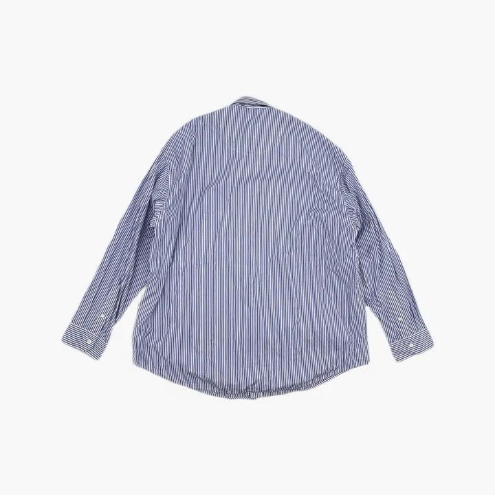 Balenciaga Balenciaga Logo Stripe Long Sleeve Shirt Size US M / EU 48-50 / 2 - 3 Thumbnail
