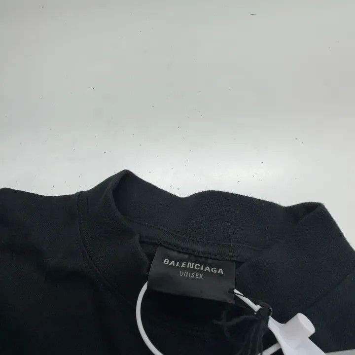 Balenciaga Balenciaga SS23 Black Oversized Half Sleeve T-Shirt Size US M / EU 48-50 / 2 - 7 Thumbnail