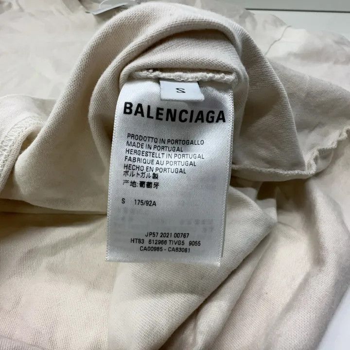Balenciaga Balenciaga Logo Print Short Sleeve T-Shirt Size US S / EU 44-46 / 1 - 4 Thumbnail