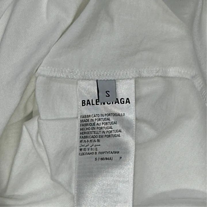 Balenciaga Balenciaga x WFP White Logo T-Shirt Size US S / EU 44-46 / 1 - 3 Thumbnail