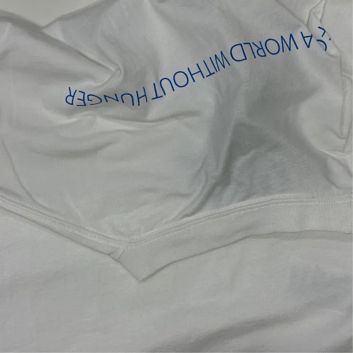 Balenciaga Balenciaga x WFP White Logo T-Shirt Size US S / EU 44-46 / 1 - 6 Thumbnail