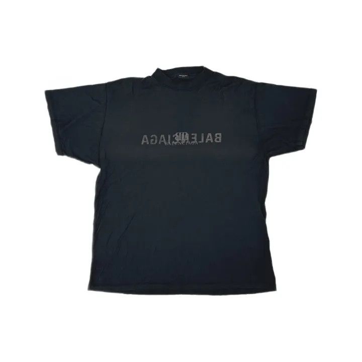 Balenciaga Balenciaga Logo Print Short Sleeve T-Shirt Size US L / EU 52-54 / 3 - 2 Thumbnail