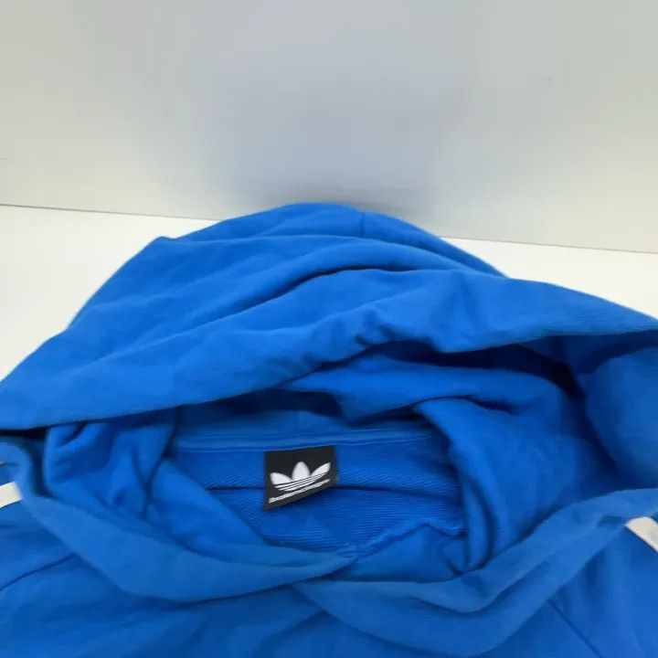 Balenciaga Balenciaga x Adidas Blue Hoodie with Stripes Size US M / EU 48-50 / 2 - 7 Thumbnail