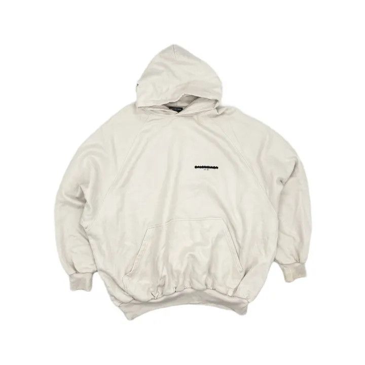 Balenciaga Balenciaga Logo Hooded Sweatshirt for Men Size US M / EU 48-50 / 2 - 2 Thumbnail