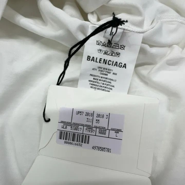 Balenciaga Balenciaga Logo Print Casual Short Sleeve T-Shirt Size US L / EU 52-54 / 3 - 4 Thumbnail